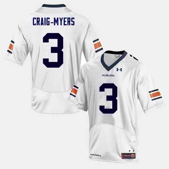 Auburn Tigers Nate Craig Myers College Football White Jersey